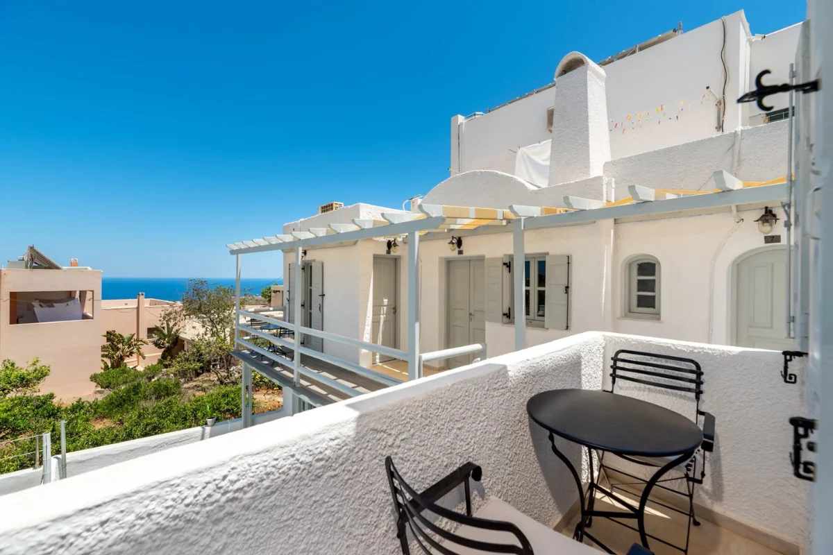 Deluxe Δίκλινο Δωμάτιο με θέα στη Θάλασσα - Ξενοδοχείο Φηρά